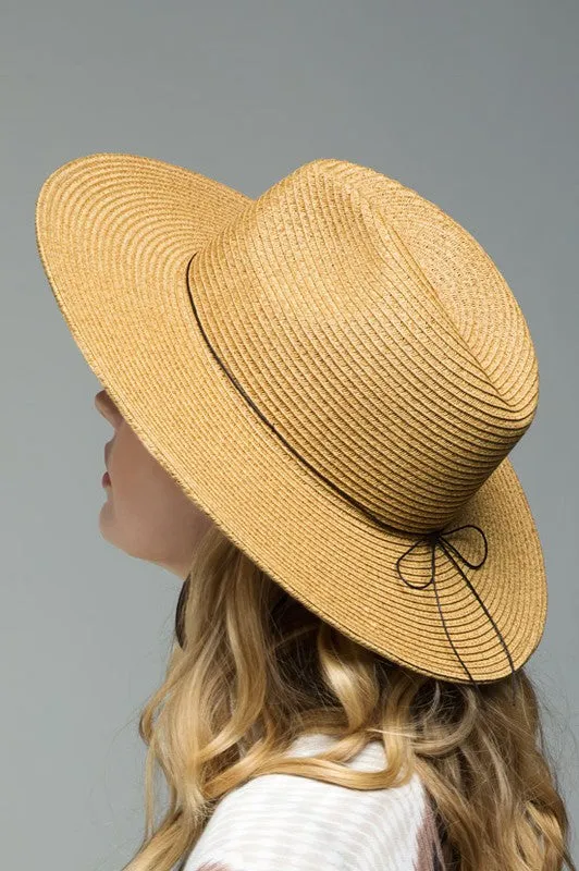 Sun and Sand Bead and Tassel Panama Hat in Natural