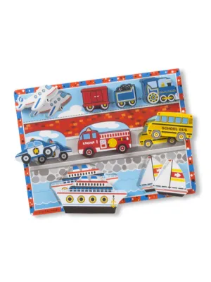 Vehicles Chunky Puzzle - 9 Pieces