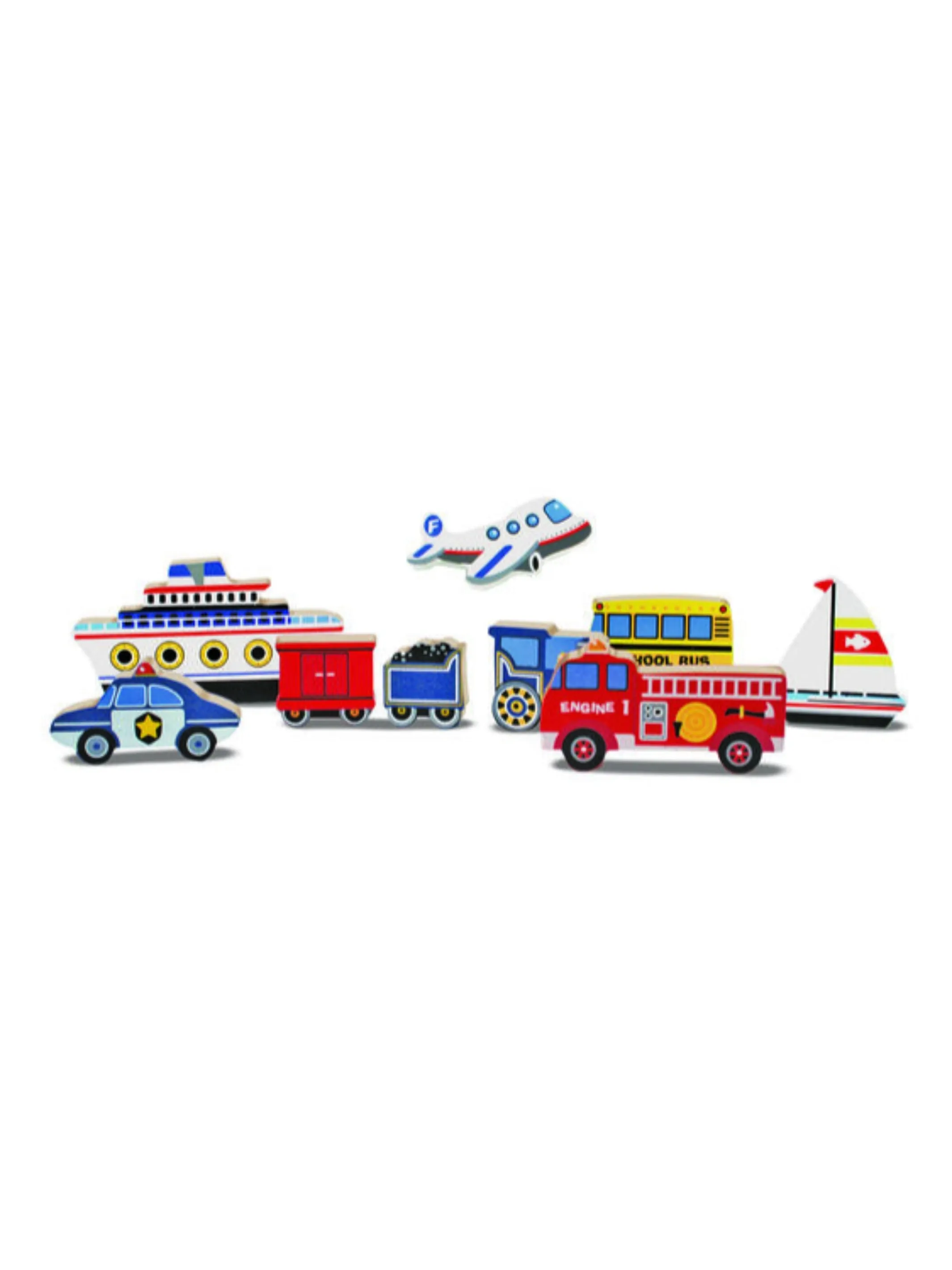 Vehicles Chunky Puzzle - 9 Pieces