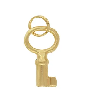 Vintage Key Charm in 14 Karat Yellow Gold