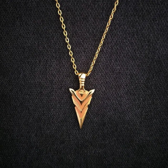 Vintage Punk Luminous Totem Crow Skull Necklace