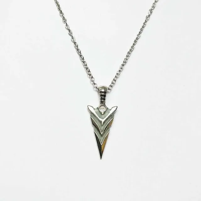Vintage Punk Luminous Totem Crow Skull Necklace